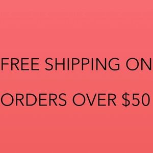 ⭐️Free shipping on orders over $50⭐️